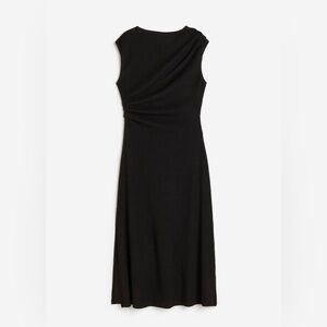 H&M Draped Black Dress